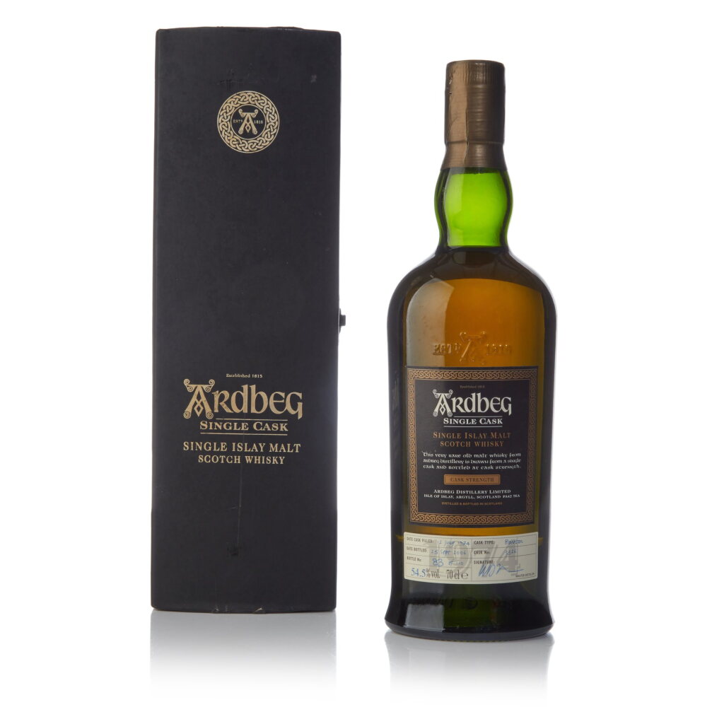View full screen - View 1 of Lot 22. Ardbeg Single Cask #3326 54.5 abv 1974 (1 Bottle 70cl).