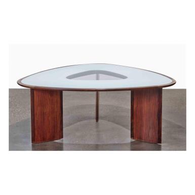 View full screen - View 1 of Lot 110. A Rare "Mesa Triangular" Table.