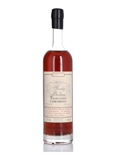 View full screen - View 1 of Lot 399. Society of Bourbon Connoisseurs Cask Proof 18 Year Old 59.7 abv 1990 (1 Bottle 75cl).