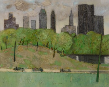 View full screen - View 1 of Lot 6. Printemps à Central Park.