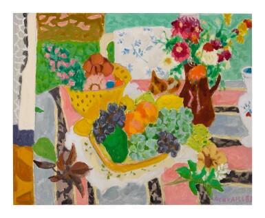 View full screen - View 1 of Lot 17. JEAN CAVAILLÈS | LA CORBEILLE DE FRUITS.