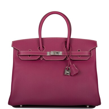 View full screen - View 1 of Lot 99. Candy Tosca Bicolor Birkin 35cm in Epsom Leather with Palladium Hardware, 2011.