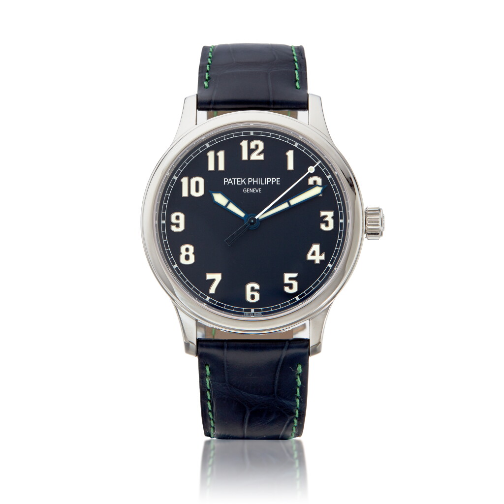 View full screen - View 1 of Lot 23. Reference 5522 Pilot Calatrava Le New York, Retailed by Tiffany & Co.: A limited edition stainless steel automatic wristwatch, Made for the US market, Circa 2017 百達翡麗 5522型號 Pilot Calatrava Le New York 限量版精鋼自動上鏈腕錶,約2017年為美國市場製造,零售商為蒂芙尼.