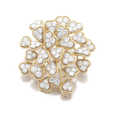 View full screen - View 1 of Lot 62. VAN CLEEF & ARPELS | DIAMOND BROOCH.