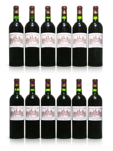 View full screen - View 1 of Lot 165. Château Cos d'Estournel 2003 (12 BT).