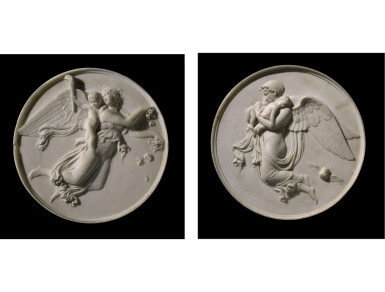 View full screen - View 1 of Lot 275. WORKSHOP OF BERTEL THORVALDSEN (1770-1844) ITALIAN, ROME, CIRCA 1820-1840 | NIGHT AND DAY.