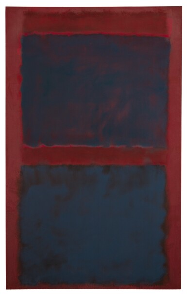 View full screen - View 1 of Lot 13. MARK ROTHKO | UNTITLED (BLACK ON MAROON).
