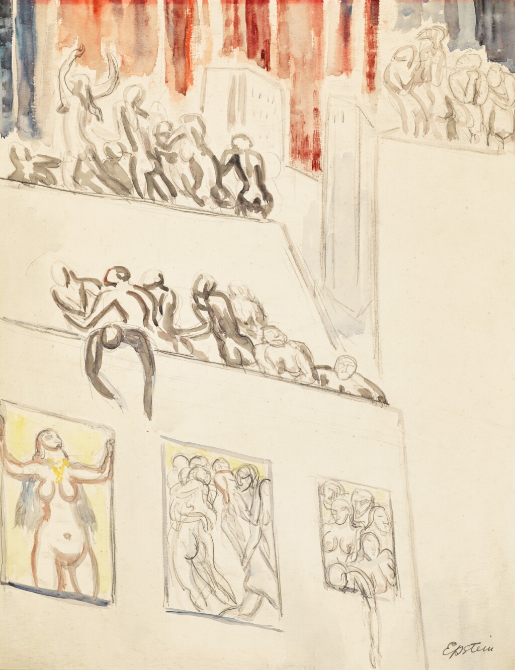 View full screen - View 1 of Lot 725. SIR JACOB EPSTEIN | BABYLON.