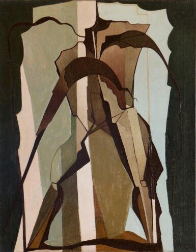 View full screen - View 1 of Lot 444. Figure Walking with a Cane.