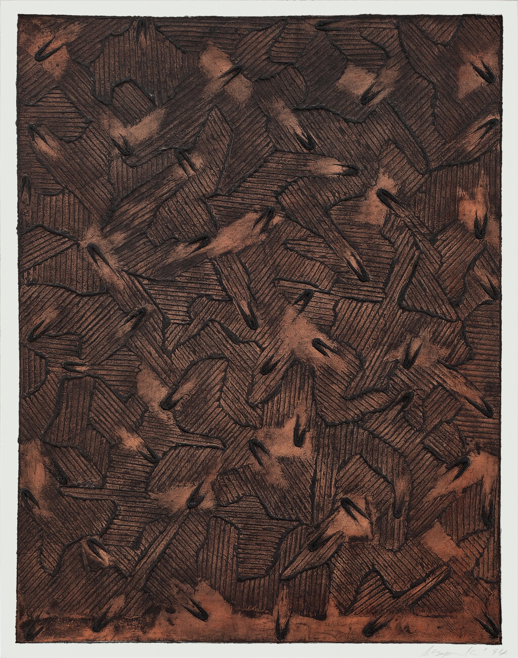 View full screen - View 1 of Lot 573. Park Seobo 朴栖甫 | Ecriture Series I #3 描法系列I #3.