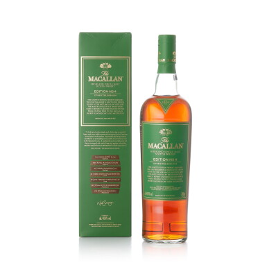 View full screen - View 1 of Lot 7032. The Macallan Edition No.4 48.4 abv NV (1 BT70).