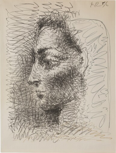 View full screen - View 1 of Lot 547. Portrait de Jacqueline.