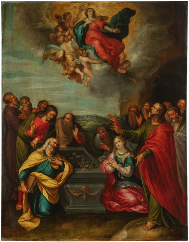 View full screen - View 1 of Lot 112. Assumption of the Virgin | L'Assomption de la Vierge.