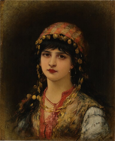 View full screen - View 1 of Lot 680. Orientalist Portrait.