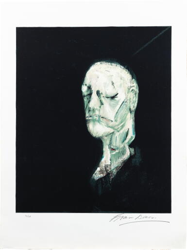 View full screen - View 1 of Lot 253. Masque mortuaire de William Blake (Sabatier 27).