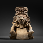 Zapotec Seated Figure of a Deity