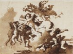 Putti in the clouds