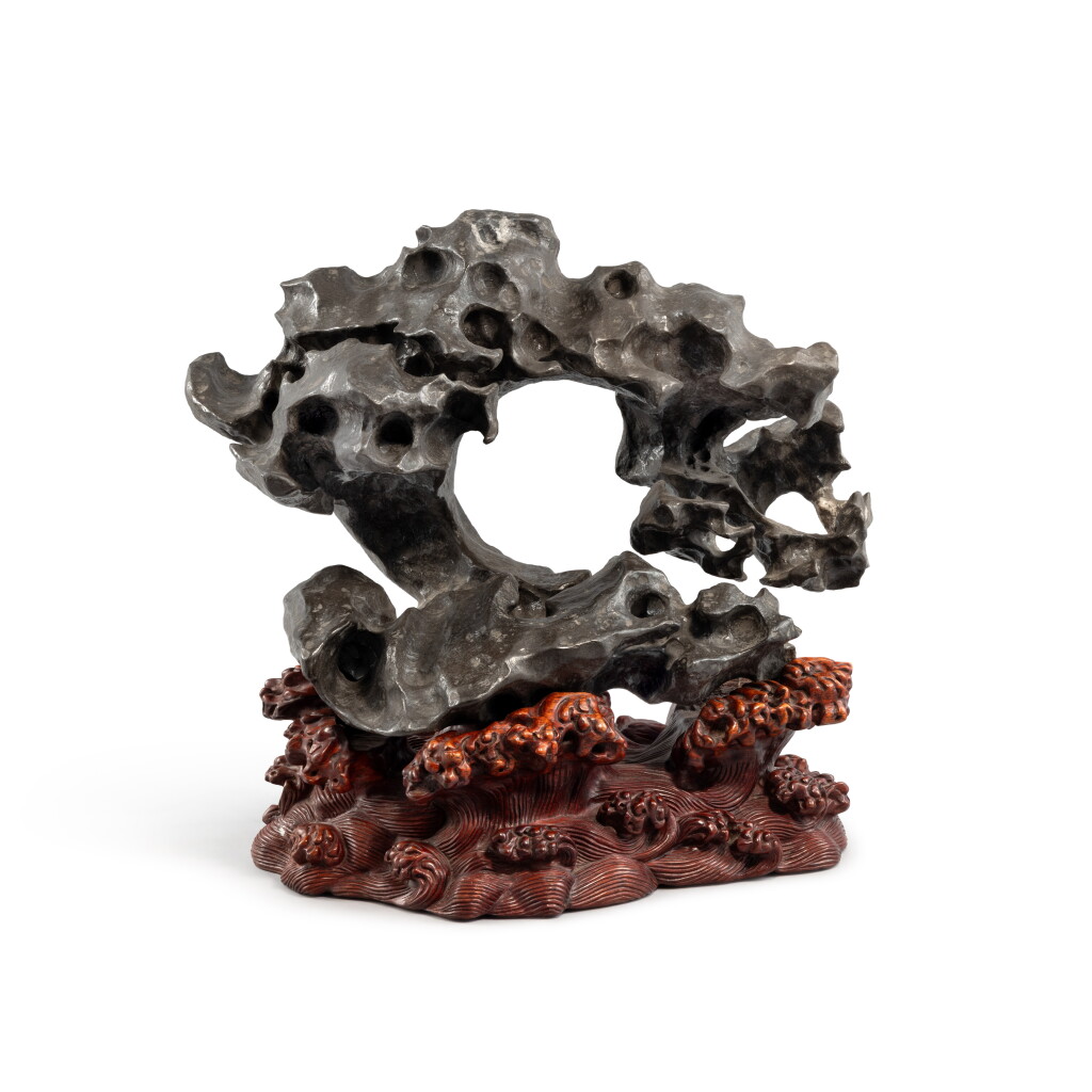 View full screen - View 1 of Lot 159. A 'lingbi' scholar's rock.