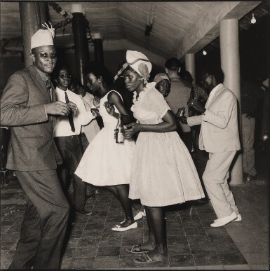 View full screen - View 1 of Lot 553. MALICK SIDIBÉ | BAL AU MESS SOUS-OFFICIERS, 1962.