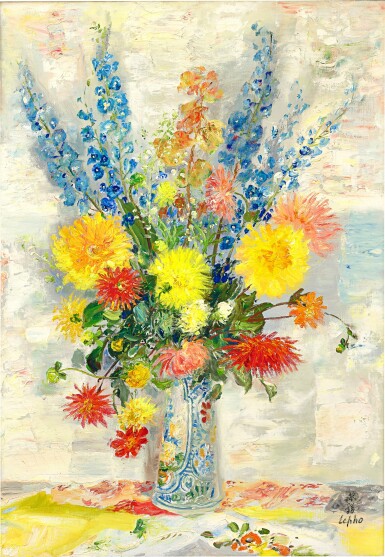 View full screen - View 1 of Lot 775. Le Pho 黎譜 | Fleurs 花卉.