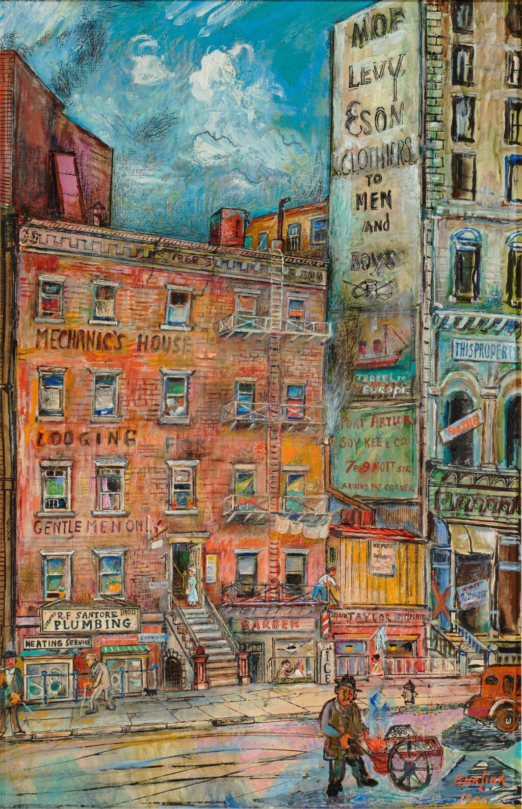 View full screen - View 1 of Lot 2283. New York Tenement.