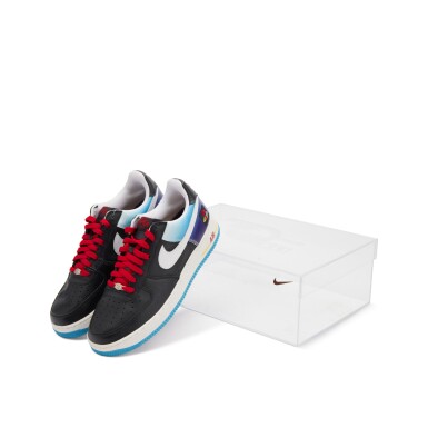 View full screen - View 1 of Lot 21. Nike Air Force 1 Low ‘Playstation’ Matte Leather Sample | Size 11.