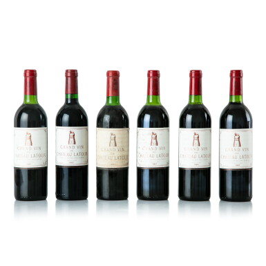 View full screen - View 1 of Lot 420. Château Latour "Vertical" (6 BT).