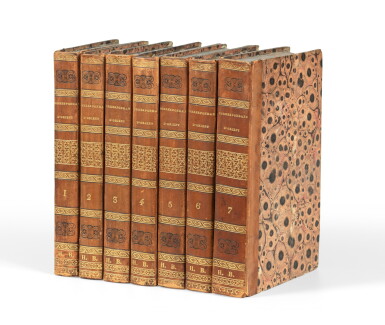 View full screen - View 1 of Lot 115. Correspondance d'Orient, 1830-1831, Paris, Ducollet, 1833-1835. 7 volumes..