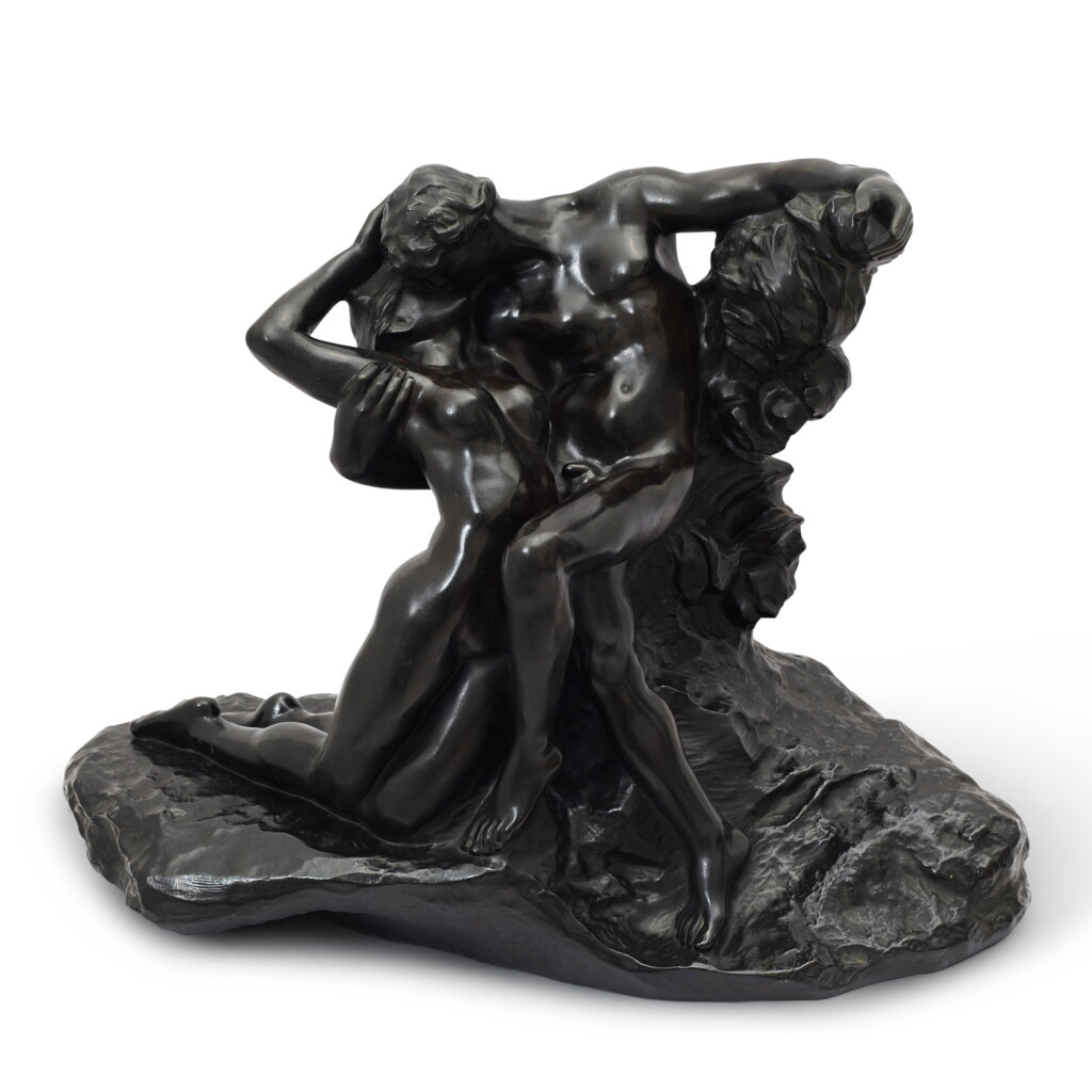 View full screen - View 1 of Lot 1014. Auguste Rodin 奧古斯特・羅丹 | Éternel Printemps, second état, 2ème réduction dite aussi "taille no 4" 永恆之春(第二形態,縮小版第二版或稱「四號尺寸」).