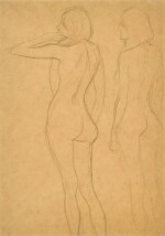 Zwei Studien eines weiblichen Rückenaktes (Two Studies of the Back of Two Female Nudes)