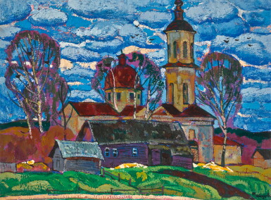 View full screen - View 1 of Lot 137. YURI VLADIMIROVICH MATUSHEVSKY | Old Church .
