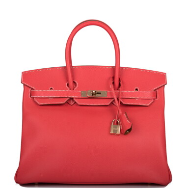 View full screen - View 1 of Lot 108. Rose Jaipur Candy Birkin 35cm in Epsom Leather with Permabrass Hardware, 2012.