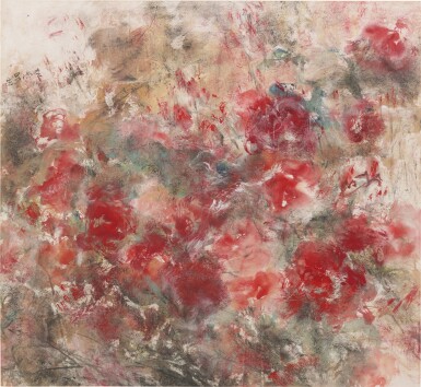 View full screen - View 1 of Lot 2018. Henri Chen KeZhan 陳克湛 | Spring Roses 春天玫瑰.