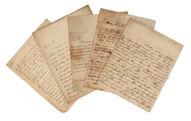 View full screen - View 1 of Lot 320. Charles Greville and Sir William Hamilton | Five letters by various correspondents, 1770s-1800s.
