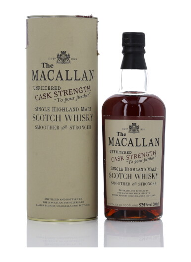 View full screen - View 1 of Lot 72. The Macallan Cask Strength #24680 57.4 abv 1990 (1 Bottle 50cl).