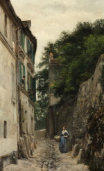 Montmartre. La rue Saint-Vincent