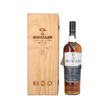 View full screen - View 1 of Lot 5015. The Macallan 21 Year Old Fine Oak 43.0 abv NV (1 BT75).