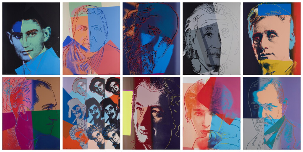 View full screen - View 1 of Lot 159. Ten Portraits of Jews of the Twentieth Century (Feldman & Schellmann II.226-235).