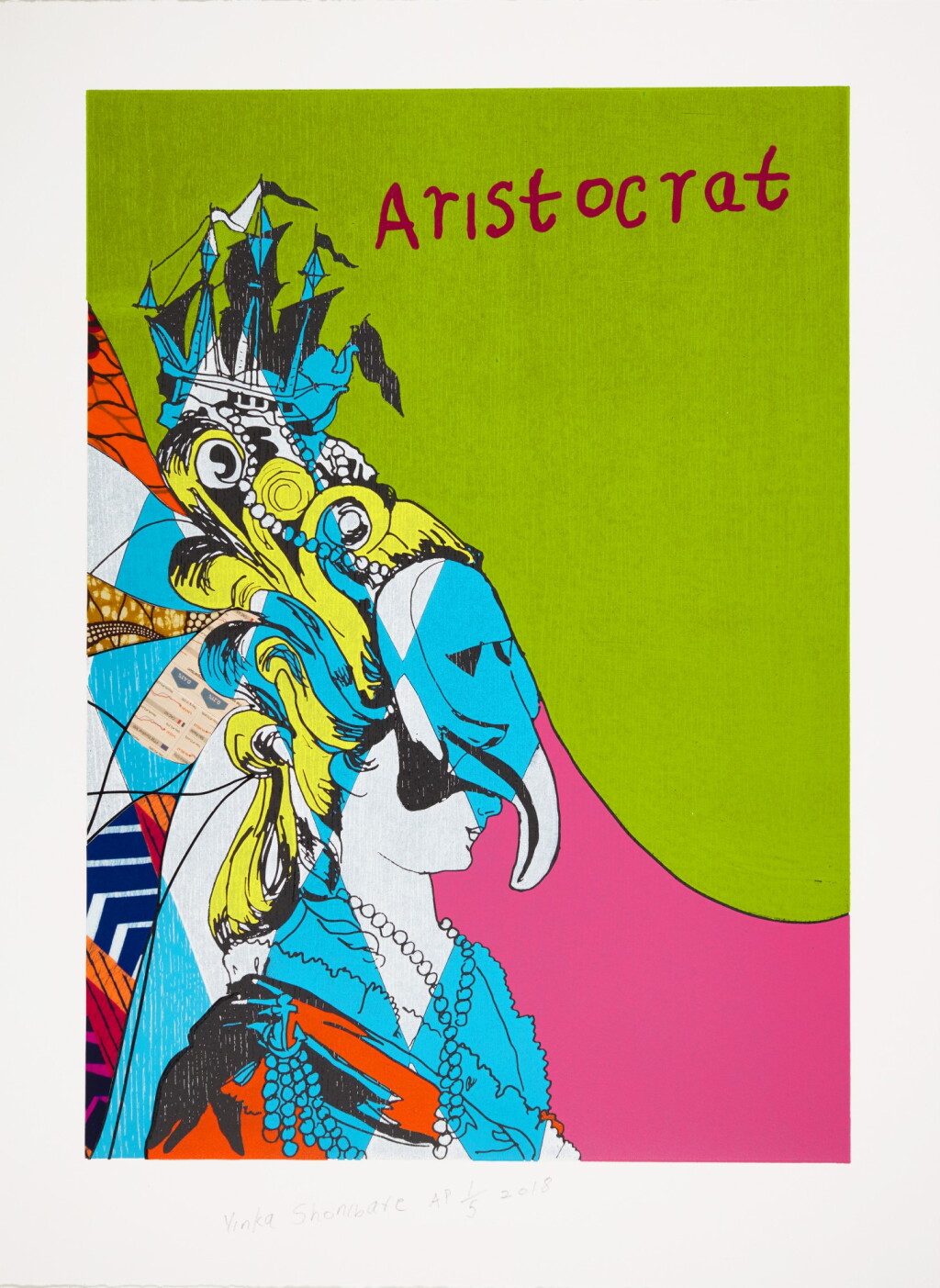 View full screen - View 1 of Lot 886. YINKA SHONIBARE | UNSTRUCTURED ICONS - ARISTOCRAT I.