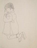 Kneeling Girl Full Figure