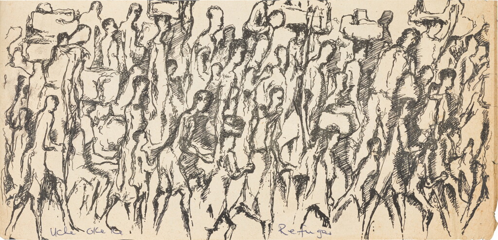 View full screen - View 1 of Lot 40. Osondu (Refugees) .
