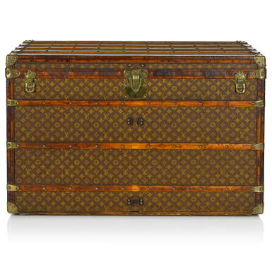 View full screen - View 1 of Lot 99. Monogram Steamer Trunk, 1930s.