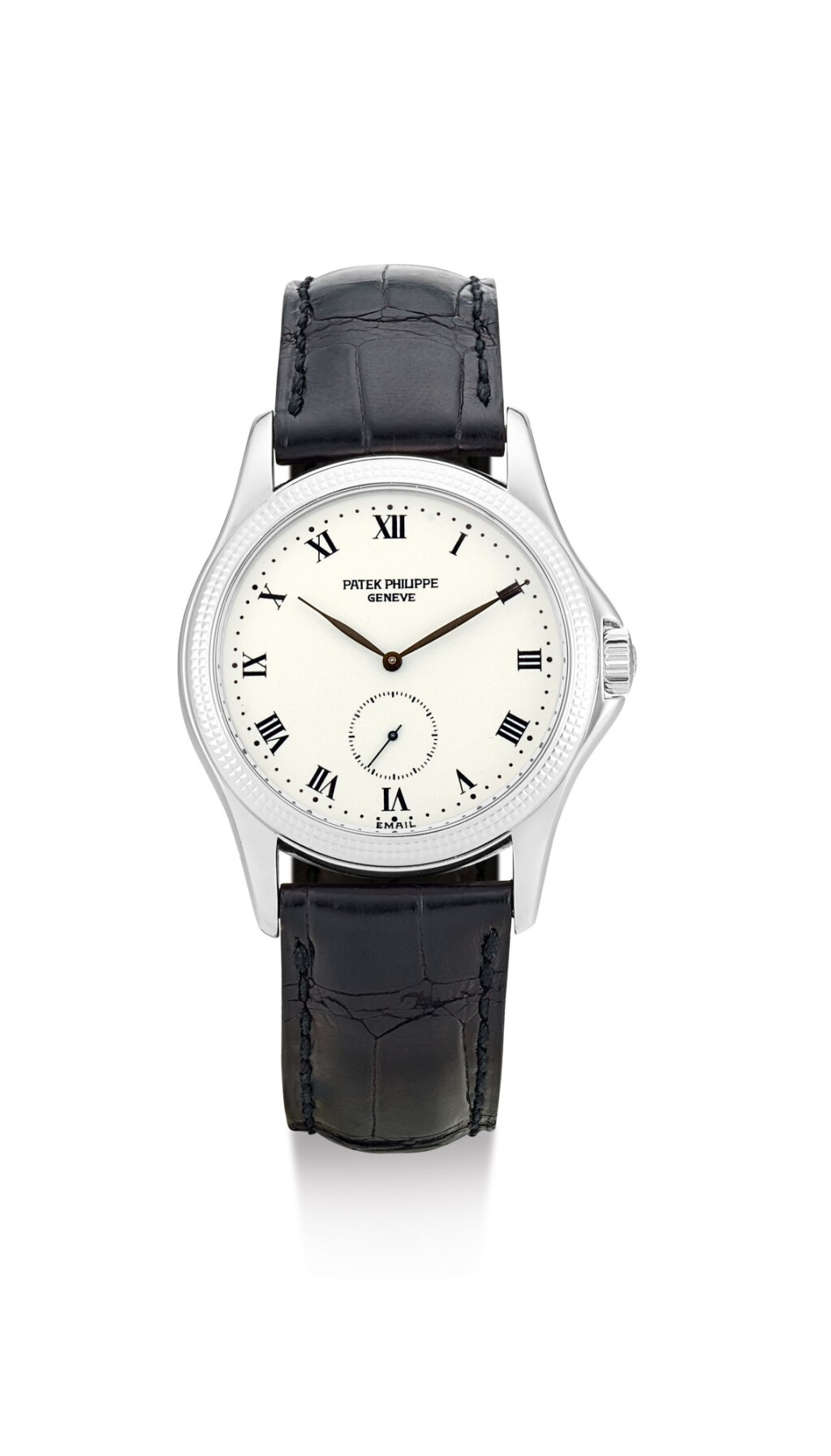 View full screen - View 1 of Lot 38. PATEK PHILIPPE | REFERENCE 5115, A WHITE GOLD WRISTWATCH WITH ENAMEL DIAL, MADE IN 2005.