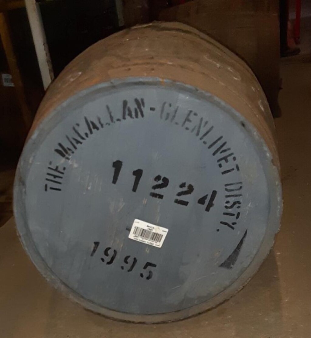 View full screen - View 1 of Lot 4034. Cask from The Macallan 1995 (1 Hogshead).