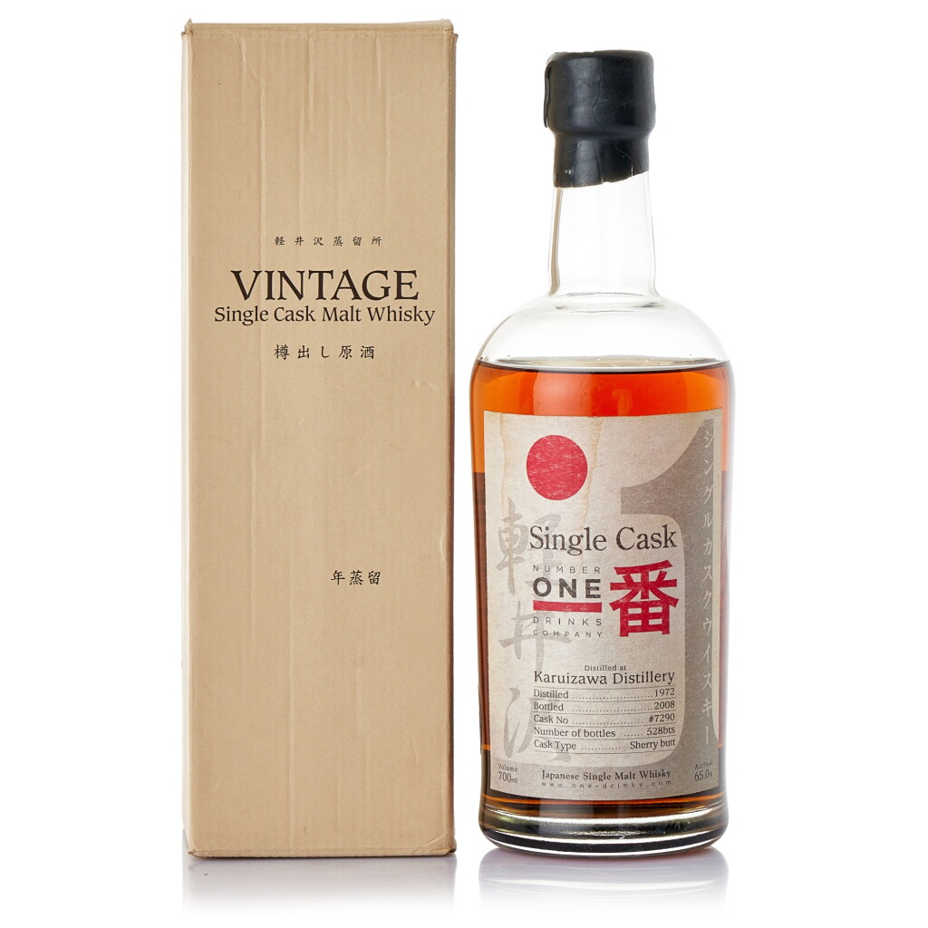 View full screen - View 1 of Lot 8344. 輕井澤 Karuizawa Single Cask #7290 65.0 abv 1972 (1 BT70).