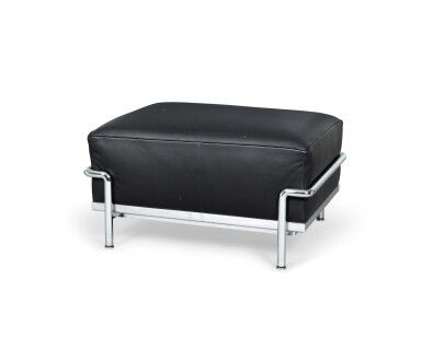 View full screen - View 1 of Lot 2084. Le Corbusier, LC2 ottoman | Le Corbusier, Ottoman LC2.