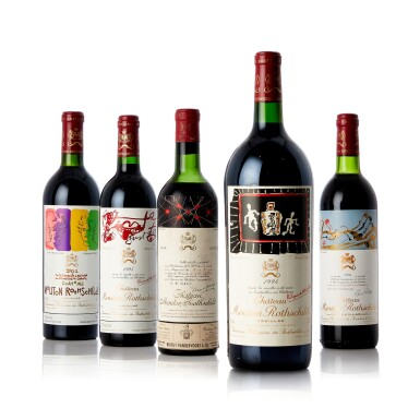 View full screen - View 1 of Lot 1416. Château Mouton Rothschild 1995 (2 BT).