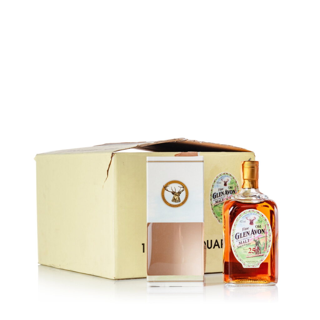 View full screen - View 1 of Lot 139. Glen Avon Gordon & MacPhail 25 Year Old 40.0 abv NV (12 BT 70cl).