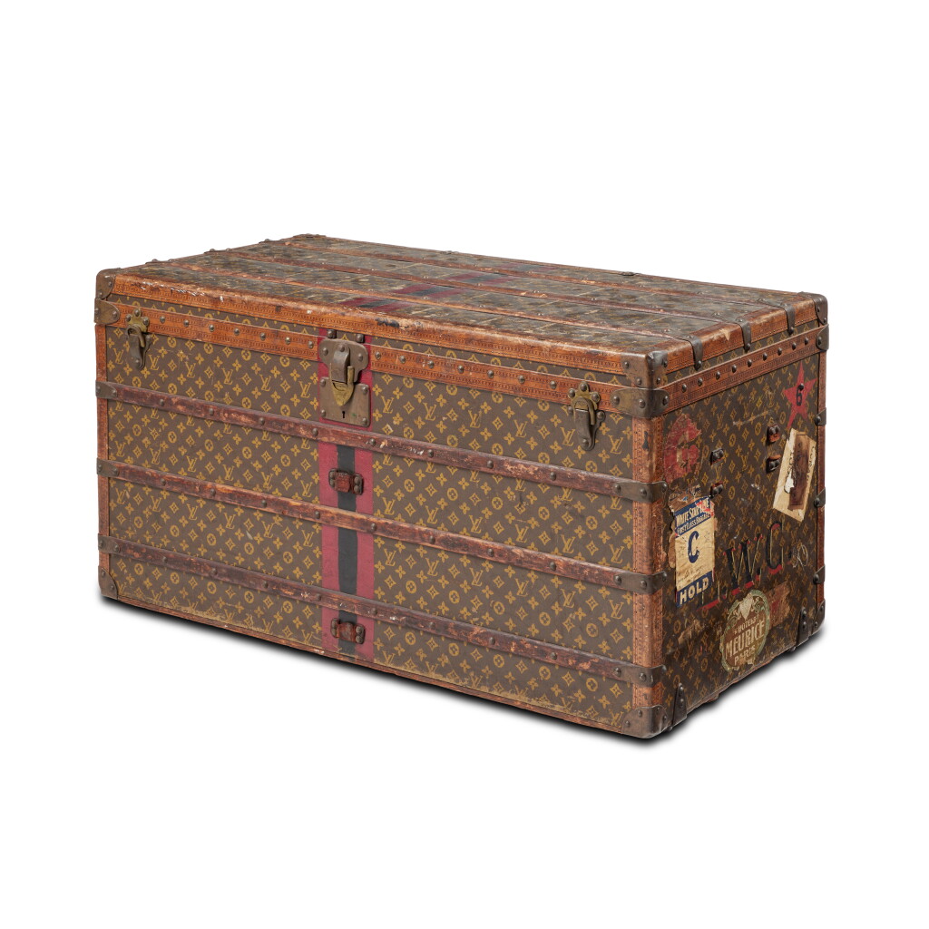 View full screen - View 1 of Lot 114. Mrs. Carnegie's Louis Vuitton Trunk, early 20th century.