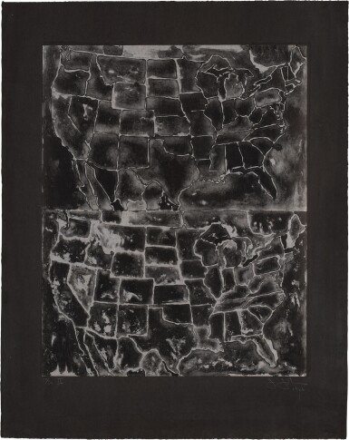 View full screen - View 1 of Lot 103. Two Maps II (ULAE 26).